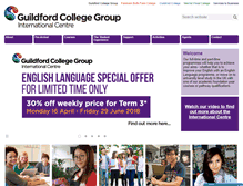 Tablet Screenshot of international.guildford.ac.uk